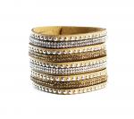 Golden Crystal Cuff