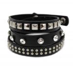 Black Wrap Bracelet