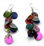 Colorful Shell Dangle