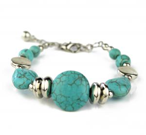 Turquoise & Silver Beads